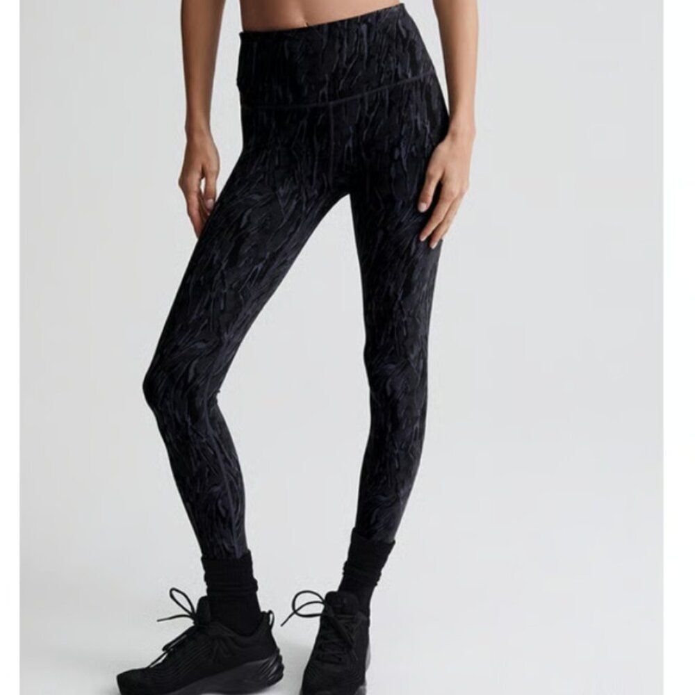 VARLEY Let's Go High-Rise 25" Legging Women's XS Scattered Shadow Black Active